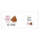 Zabavna šalica s imenima i otkačenim motivom za najbolje prijatelje.