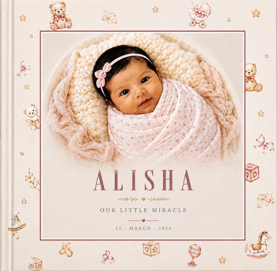 Nostalo Baby Girl Photo Book