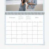 Pattern photo wall calendar
