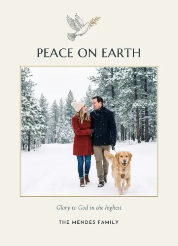 Dove of Peace holiday card