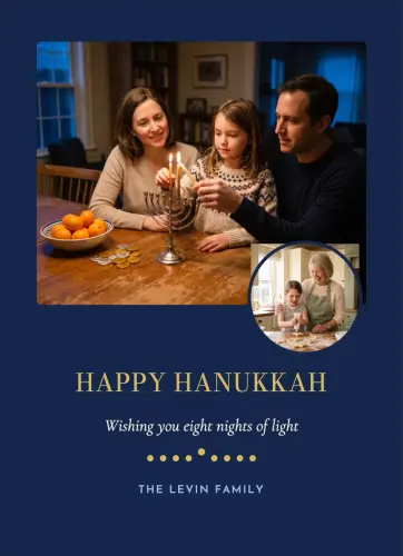Festival of Lights holiday card