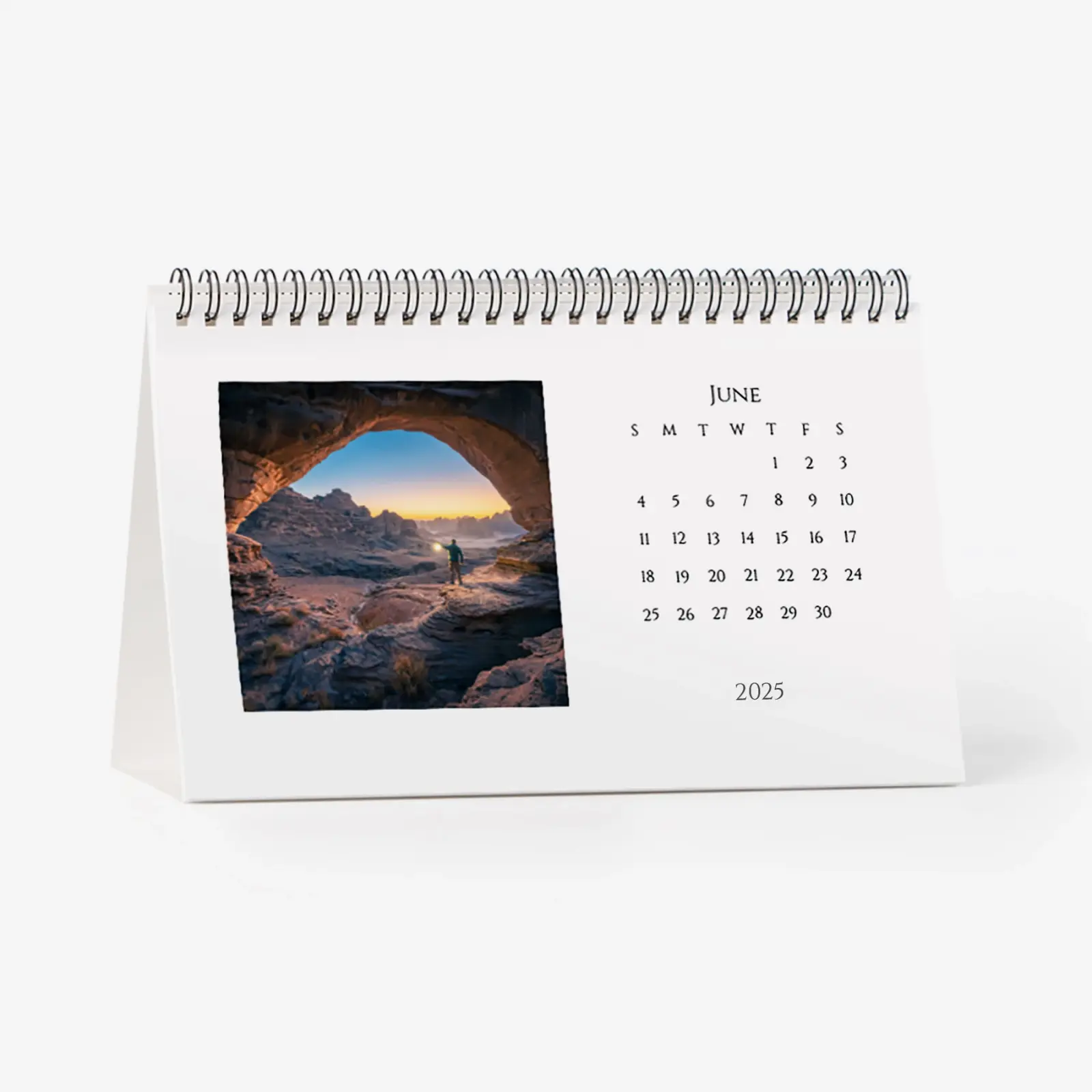 Photo desk calendar stand