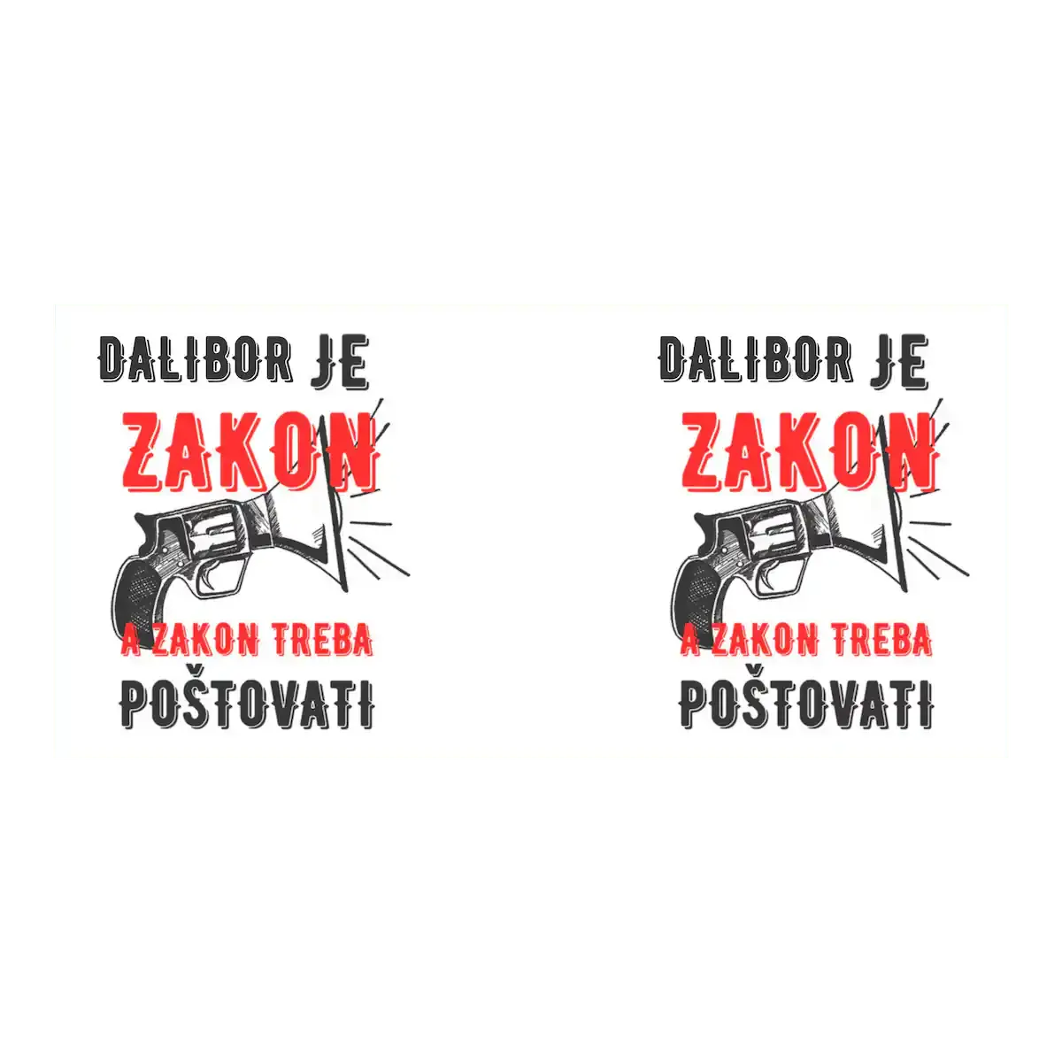Šalica za onoga tko je jednostavno – zakon. Personalizirano imenom za još jači efekt.