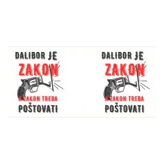 Šalica za onoga tko je jednostavno – zakon. Personalizirano imenom za još jači efekt.