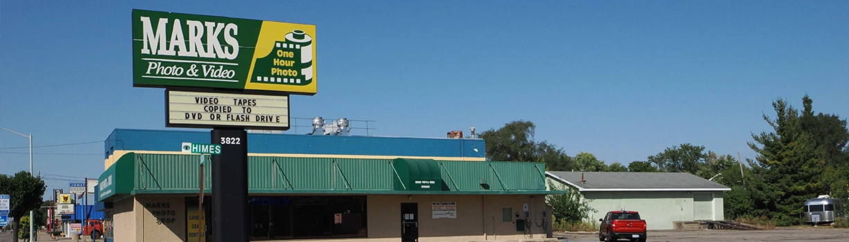 Photo lab and camera store in Grand Rapids, Michigan.