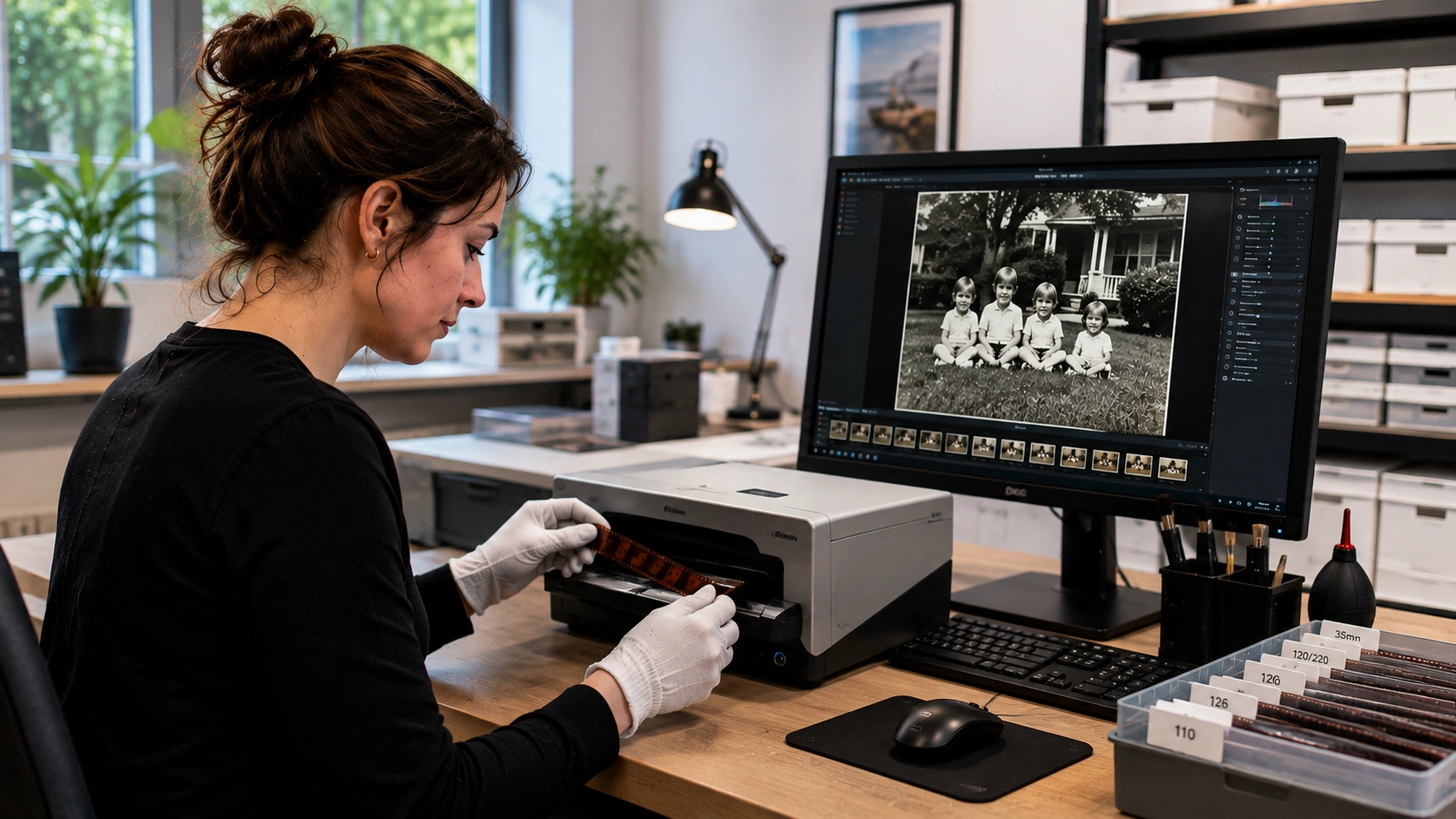Professional negative scanning at The Print Refinery of Vernon Hills