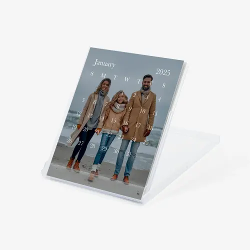 Photo desk calendar
