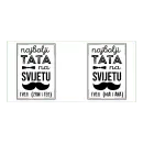 Klasična šalica za najboljeg tatu na svijetu – jednostavna, elegantna i od srca.