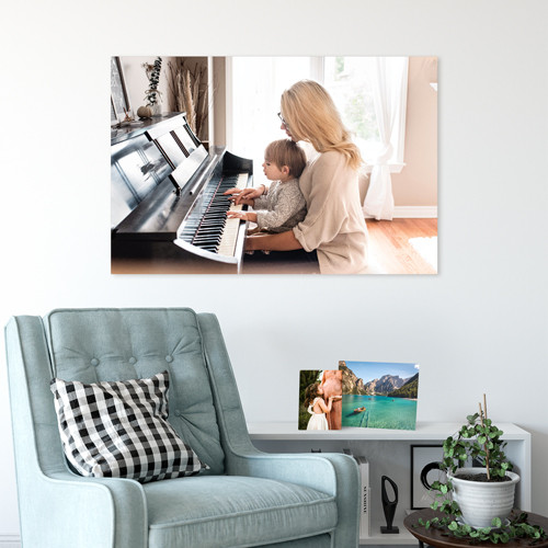 Large Metal Photo Print on Wall