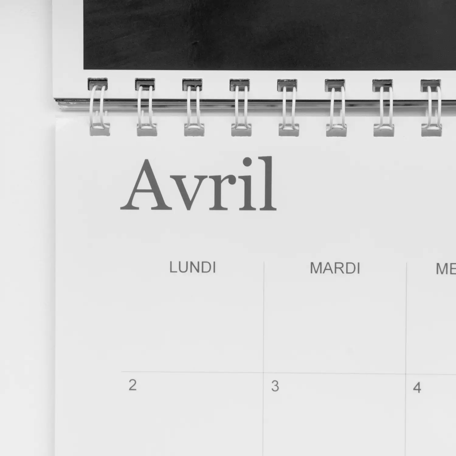 calendrier photo imprimé sur papier photo argentique