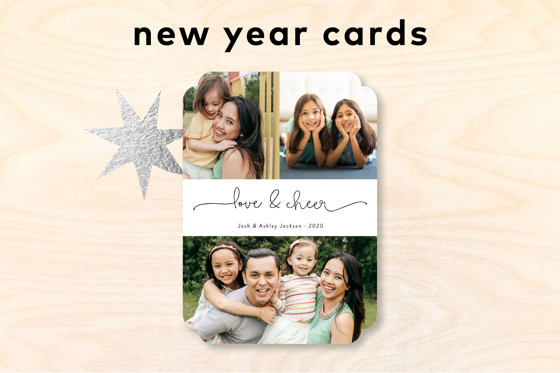 Pippa new years photo cards