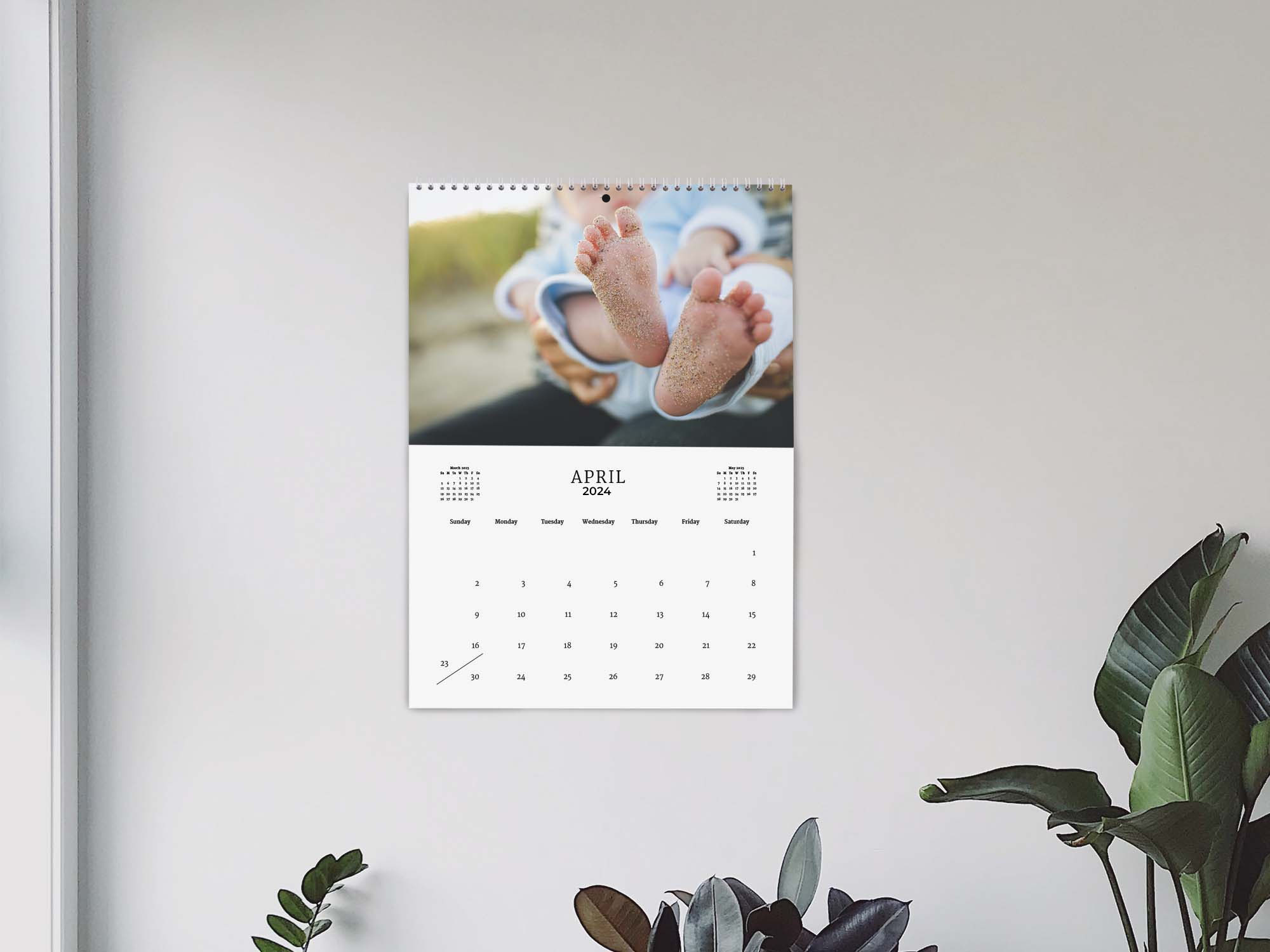 Baby Feet Calendar