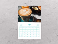 2024 Calendar With Breakfast Coffee Photo
