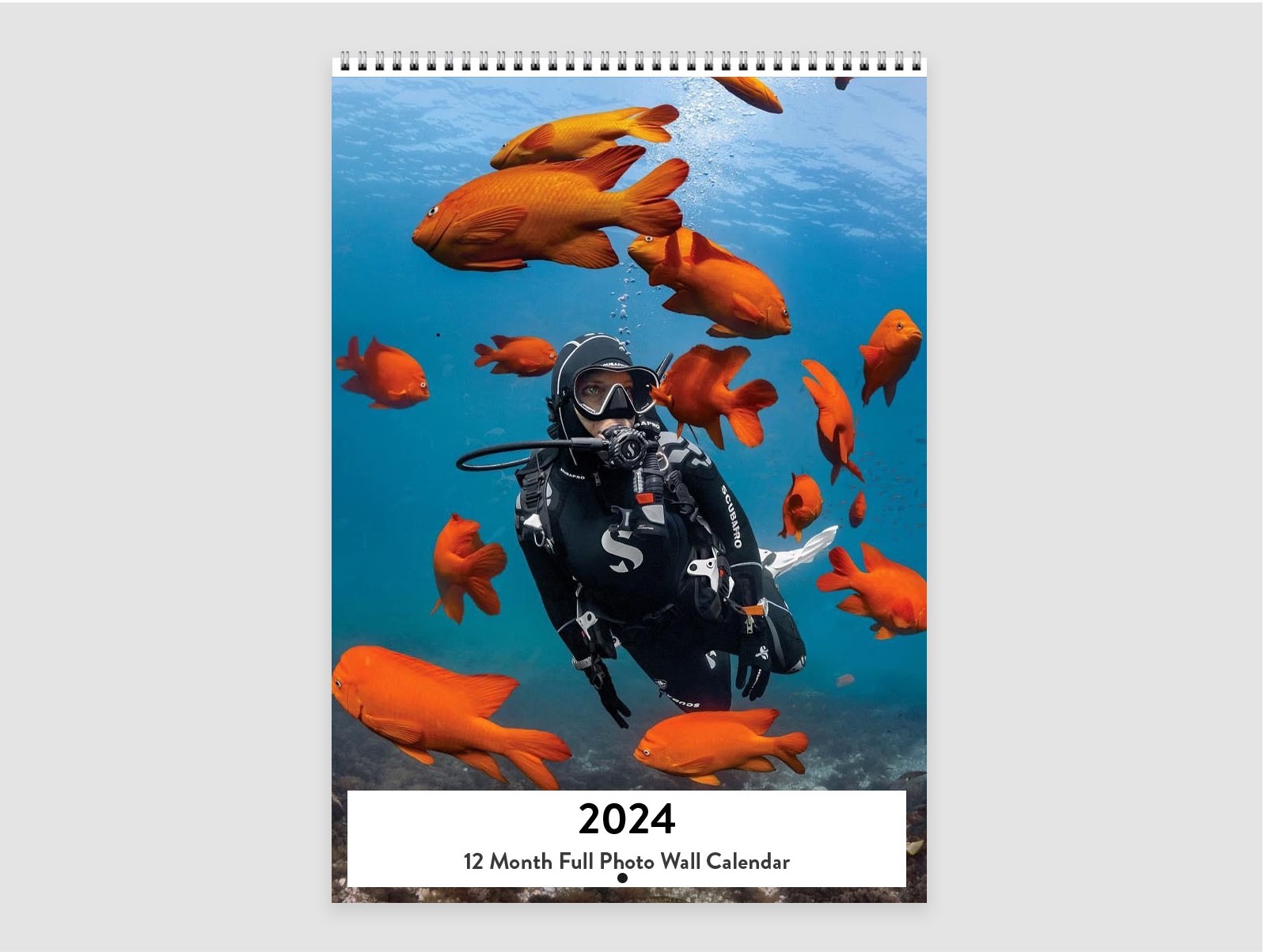 Hanging Wall Calendar 2024 Custom Hanging Photo Calendar   Full Photo Wall Calendar First Cover 