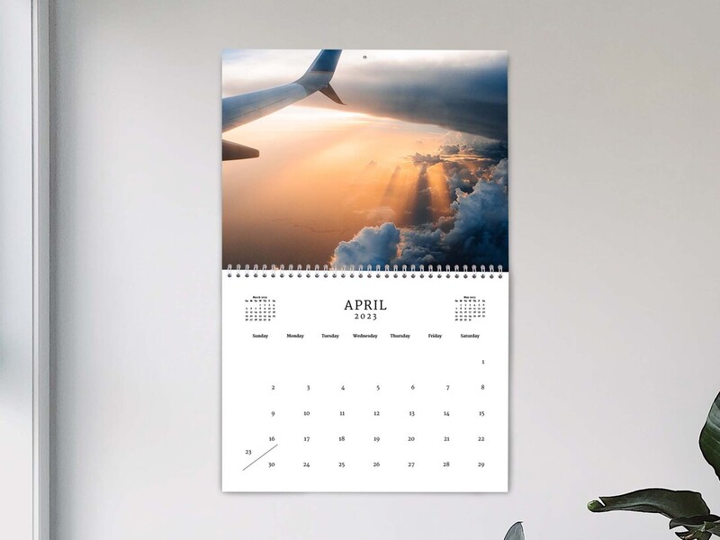 Custom wall calendar image