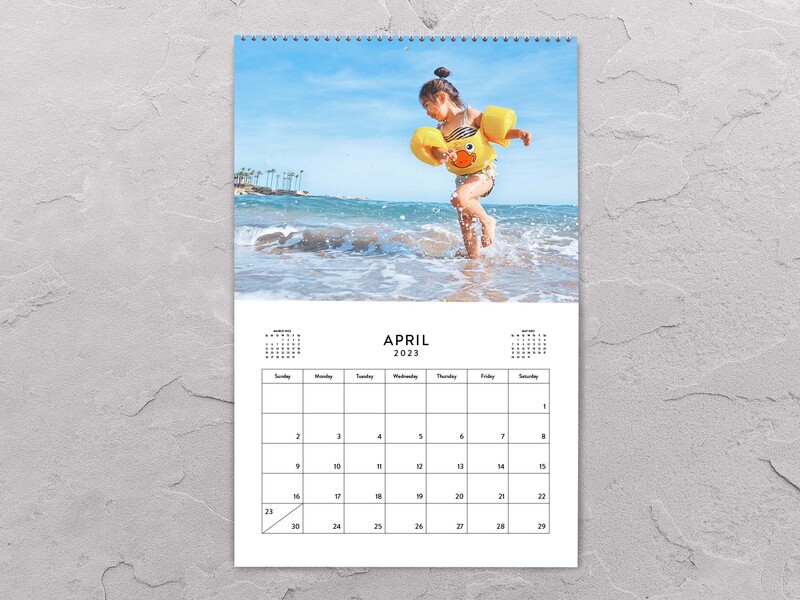 Beach Calendar Image