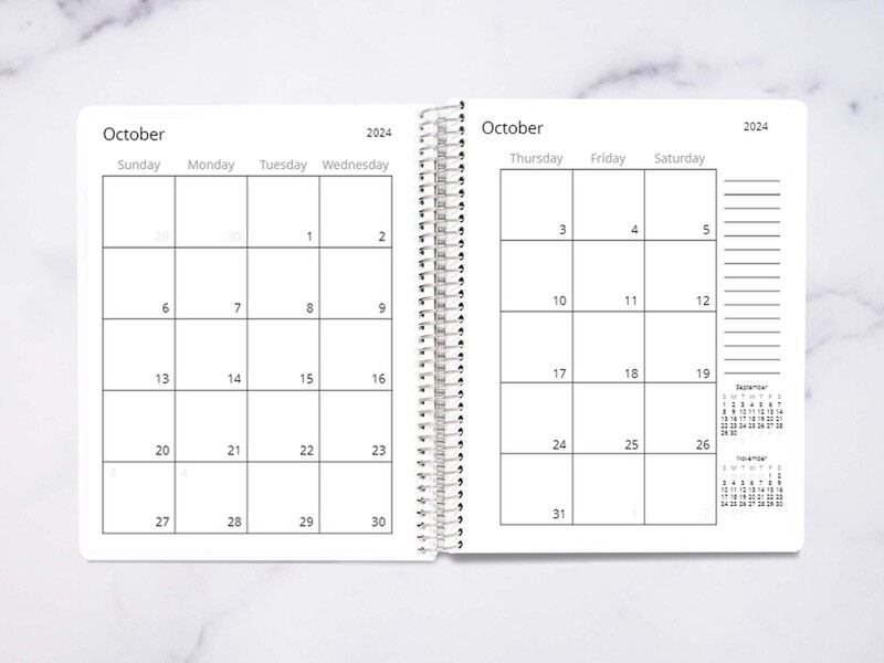 stripe monthly planner