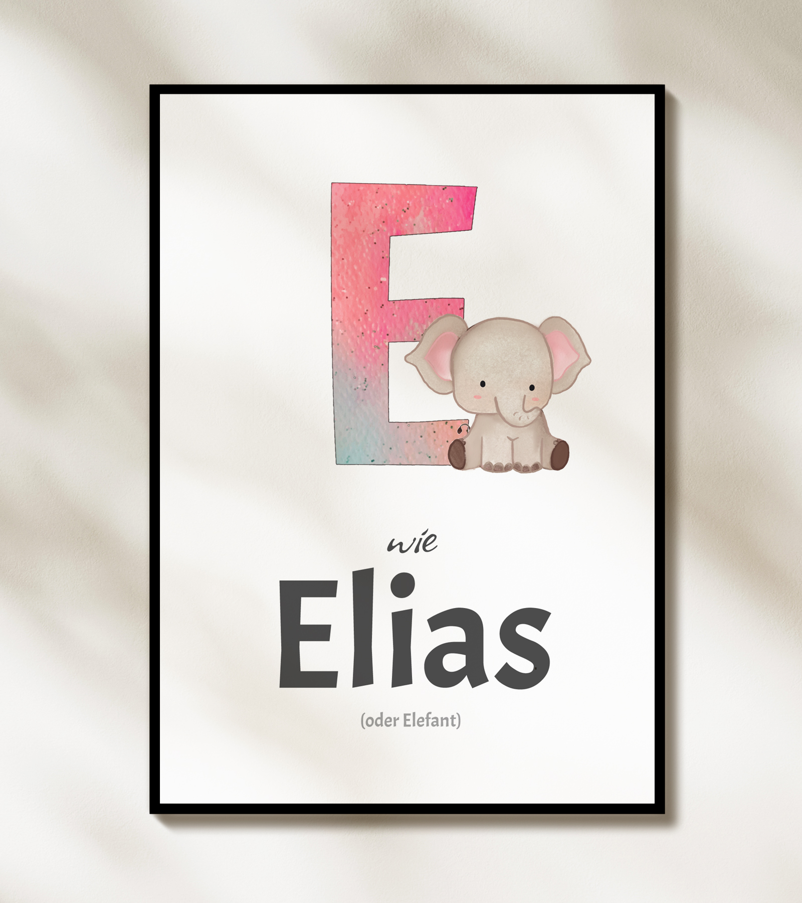 Poster - DIN A2 Alphabet Tiere 