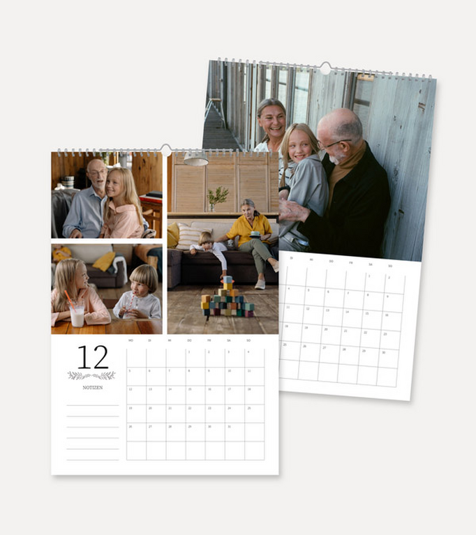 Fotokalender Blumenkranz im Format DIN A3