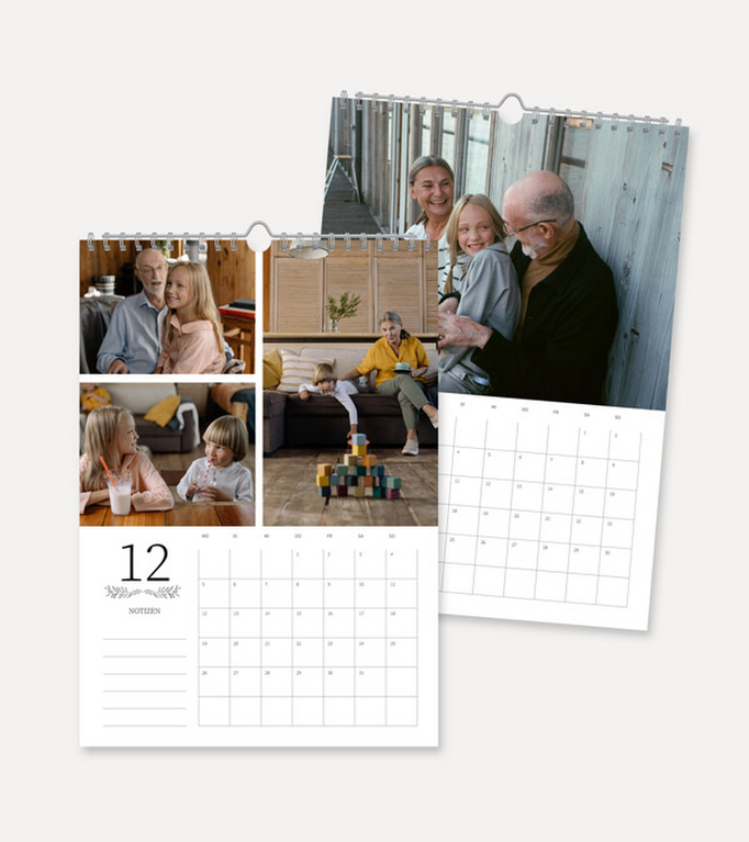 Fotokalender Blumenkranz im Format DIN A4
