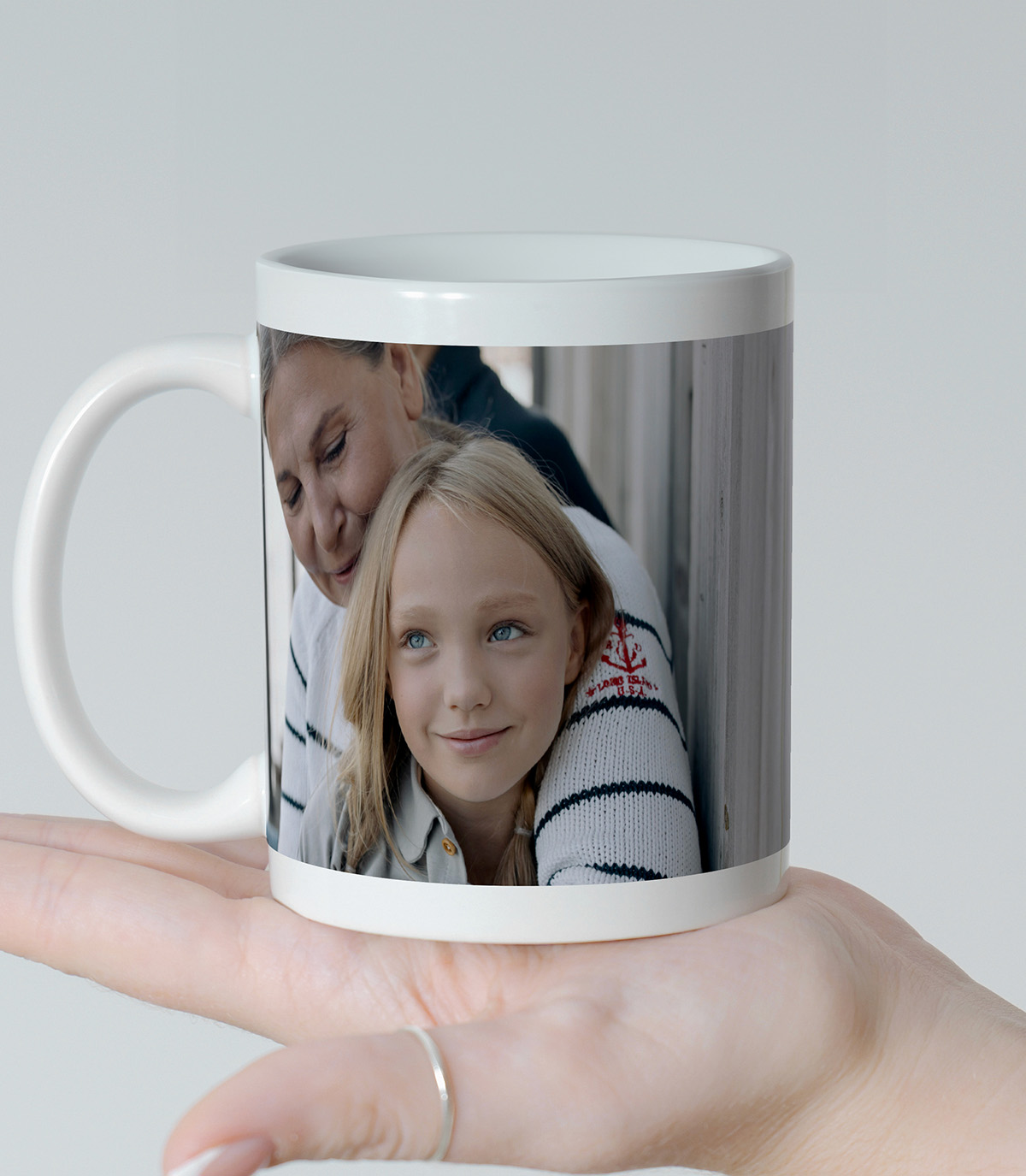 Mug panoramique personnalisé avec une photo, idéal comme cadeau toute l'année, à offrir ou à s'offrir