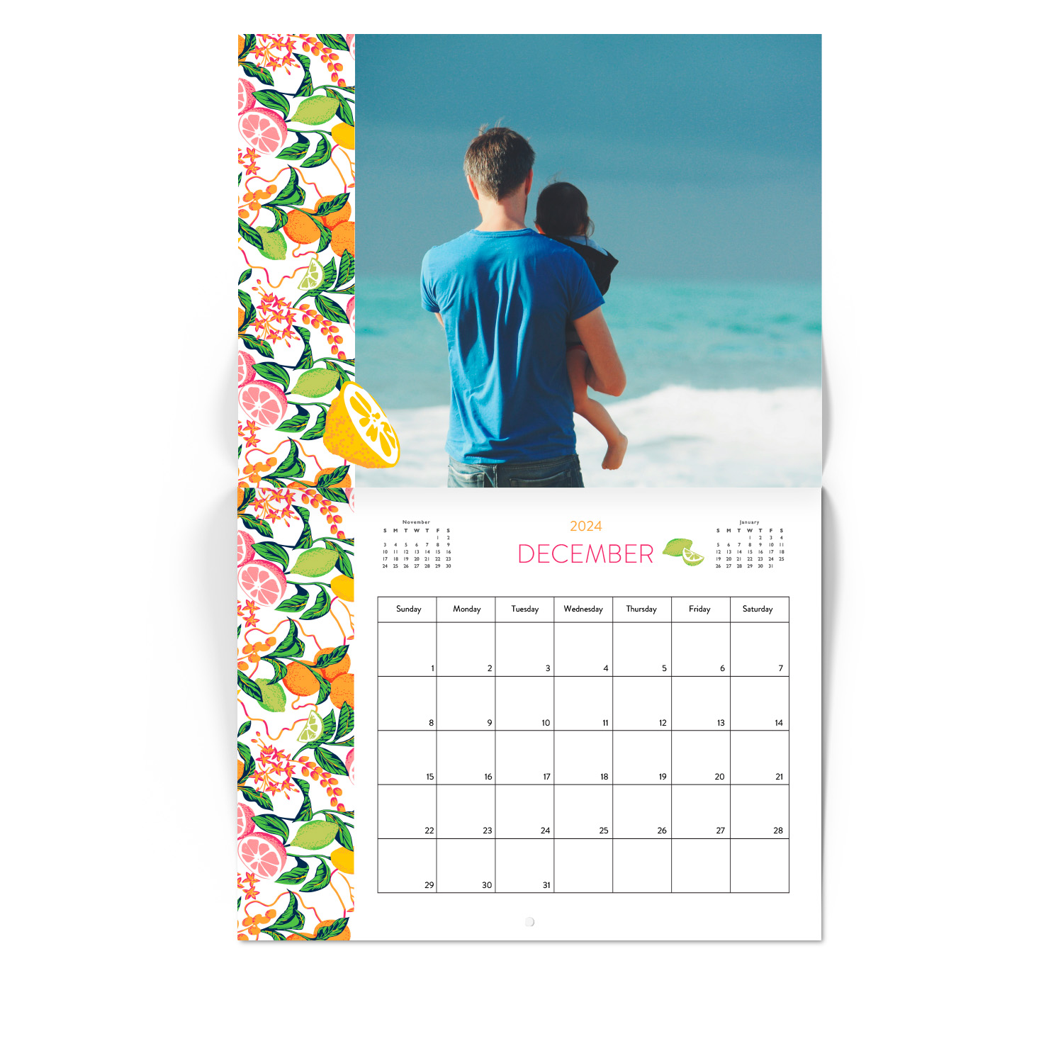 Fruity Calendar Design 