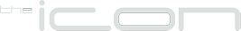 The Icon Logo in white