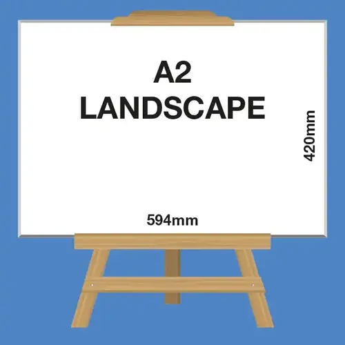 RapidStudio budget boxmount canvas print range online. Size: A2 Landscape 2