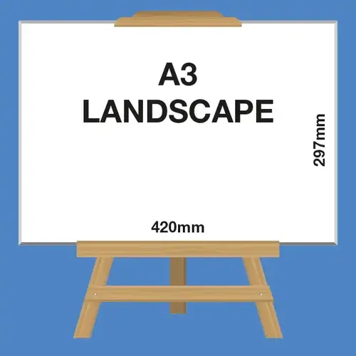 RapidStudio budget boxmount canvas print range online. Size: A3 Landscape pic 2