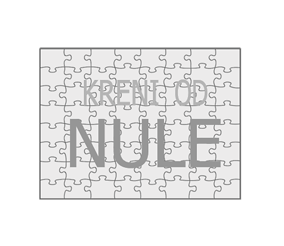 OD NULE 70X50 cm (puzzle)