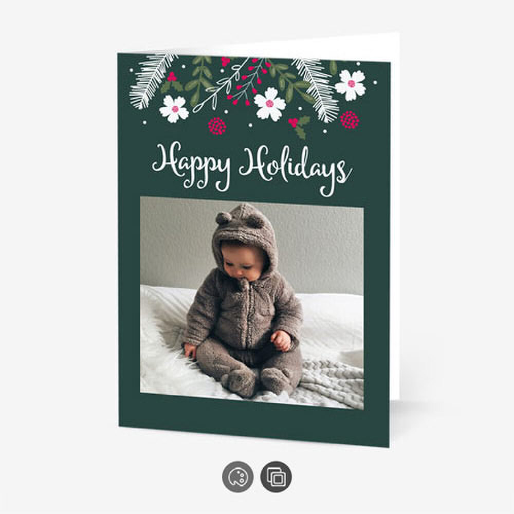 Christmas Holiday Photo Greeting Card