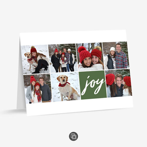 Joy Collage | Folded Card