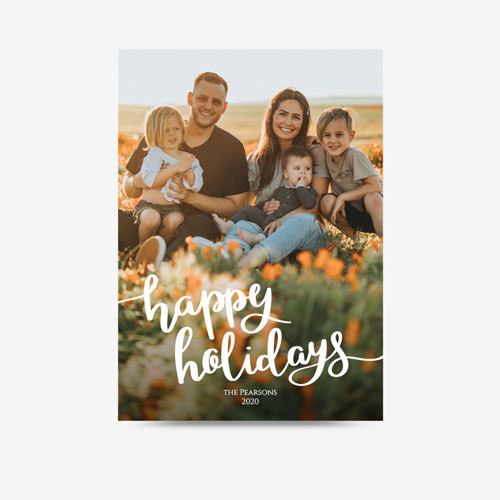 Happy Holidays | Flat Card