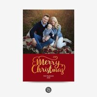 Christmas Holiday Photo Greeting Card