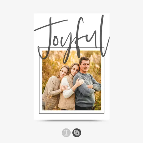 Joyful | Flat Card
