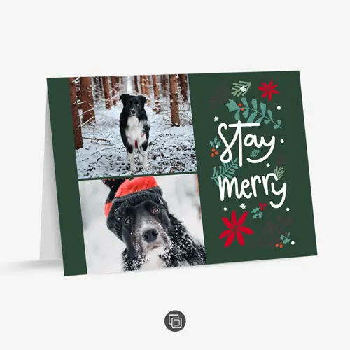 Stay Merry | Folded Card