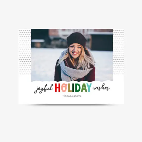 Holiday Wishes | Flat Card