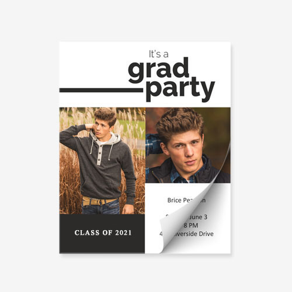 Graduation, Announcement, Invite, Grad Pad, Tear Offs, Class of 2021
