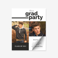 Graduation, Announcement, Invite, Grad Pad, Tear Offs, Class of 2021