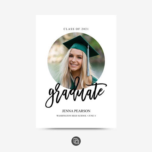Graduate Circle | Flat Card