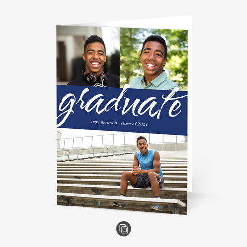 Graduate Collage | Folded Card