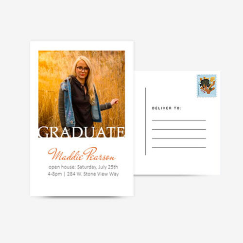 Graduation, Announcement, Invite, Postcard, Class of 2021