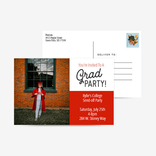 Grad Party | Postcard