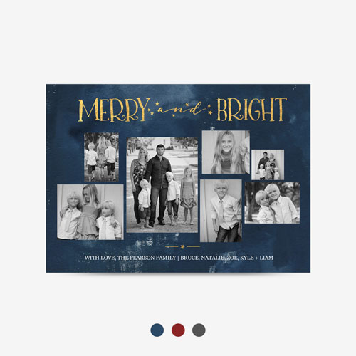 Merry & Bright | Flat Card