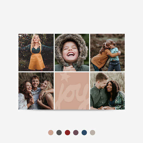 Joy Collage | Flat Card