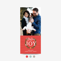 Christmas Joy Holiday Photo Card