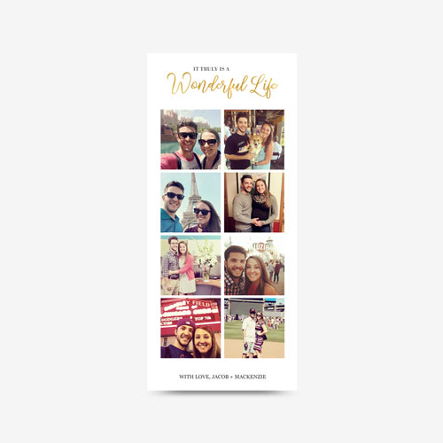 Wonderful Collage | Flat Card