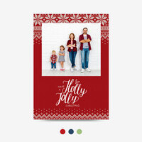 Holly Jolly Christmas Photo Card