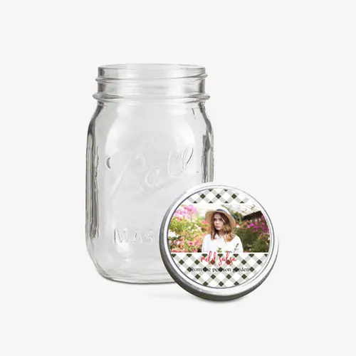 Jar Toppers | Gingham