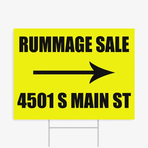 Rummage | Yard Sign